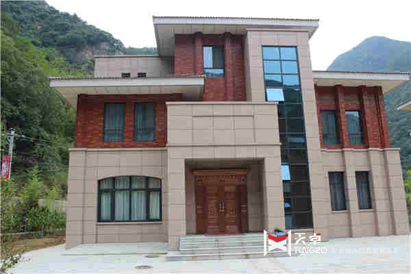 西安秦嶺別墅對(duì)開入戶銅門，子母銅門